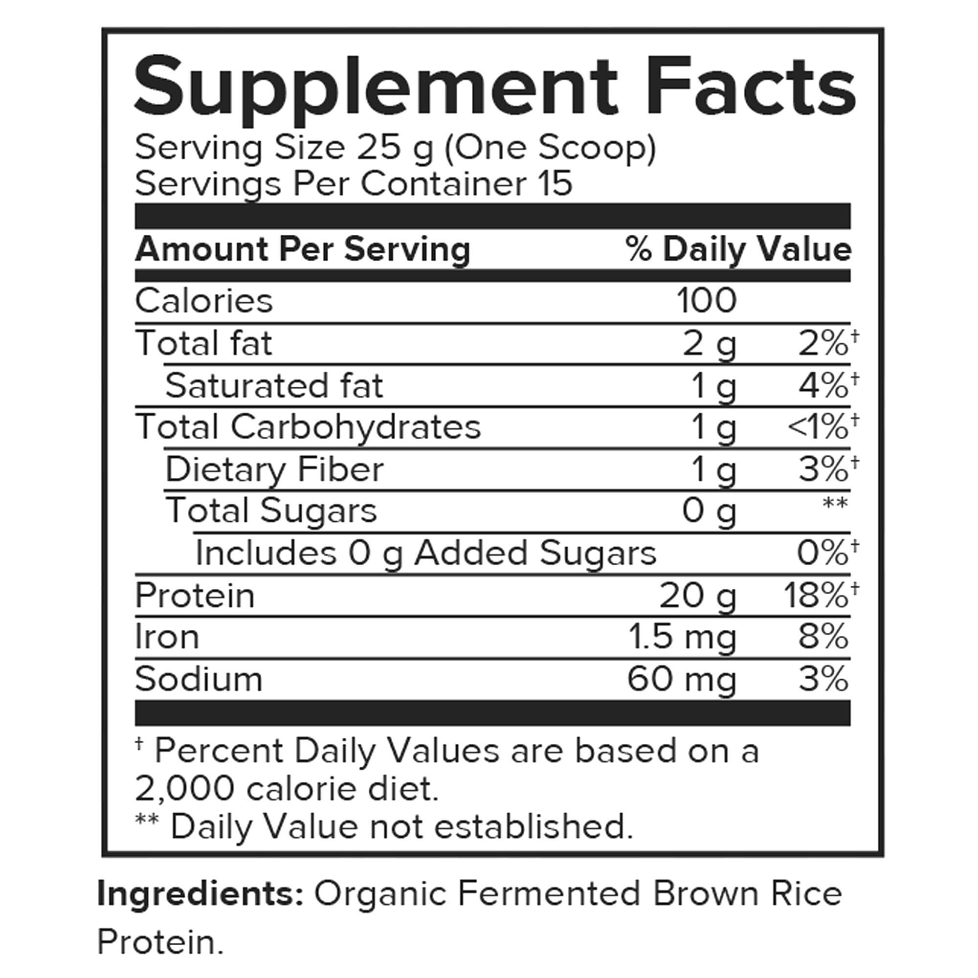 Vegan Plant Protein - Unflavored (15 Servings)